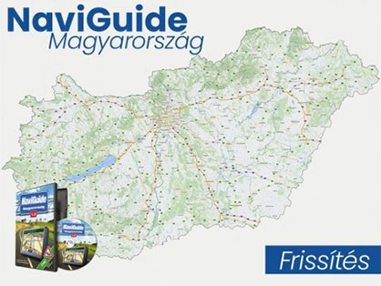 NaviGuide Magyarország térképfrissítés 2025.10 NT